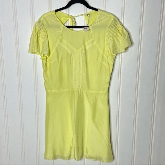 Free People Follow Along Silk Mini Dress 48 - Picture 4 of 10